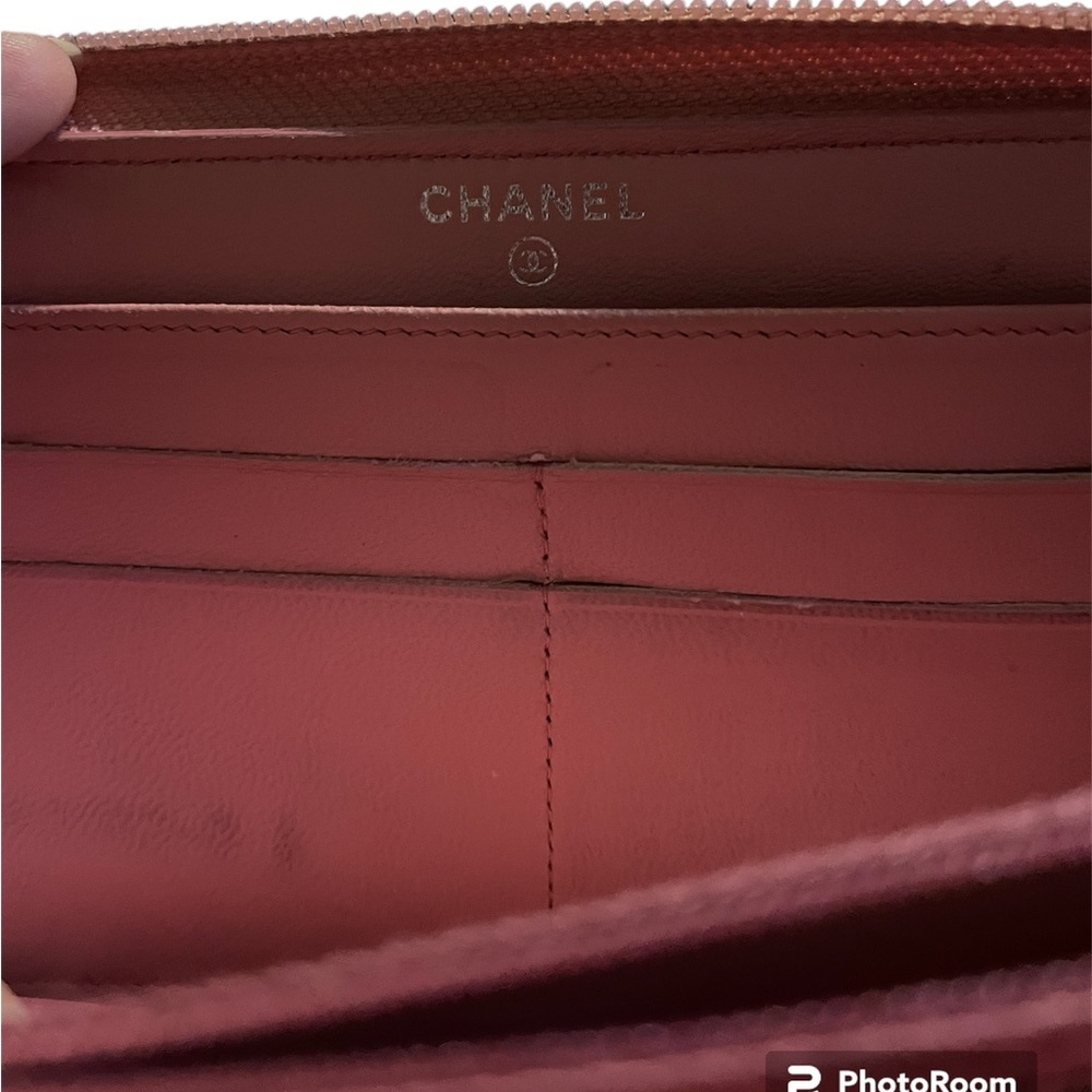🌸CHANEL CAMELLIA ZIP AROUND LONG WALLET - Picture 9 of 13
